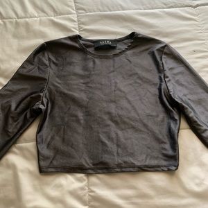 2 piece silky grey set